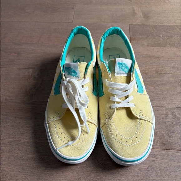 Vans Other - Vans Yellow and Teal Sneakers Womens 9.5 Mens 8 New